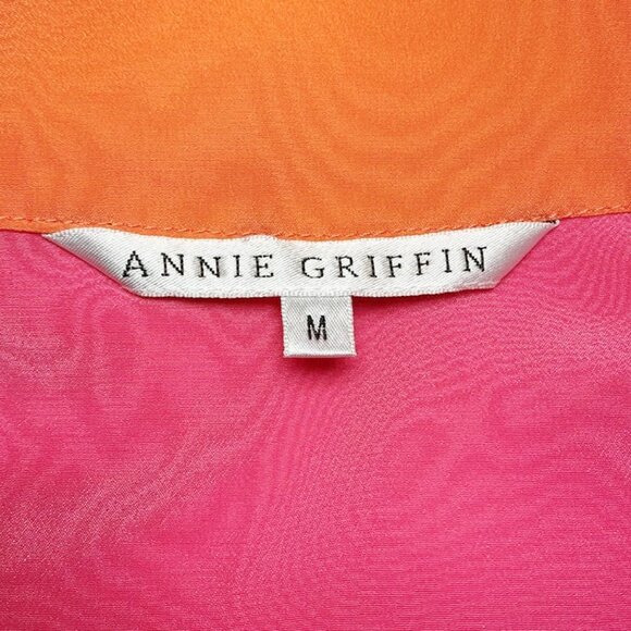 ANNIE GRIFFIN Hadley colorblock silk blouse - Picture 8 of 8